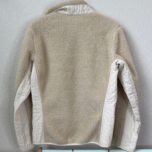 Patagonia Zip Up Jacket Fuzzy Off White Cream Size Large - Picture 8 of 12